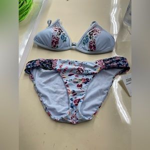 Lucky Brand NWT Lucky Brand swim blue floral